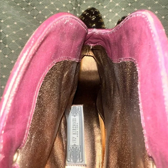 Ivy Kirzhner Leather Western Burgundy Leather Boots (Sz:7.5M) - Picture 6 of 12